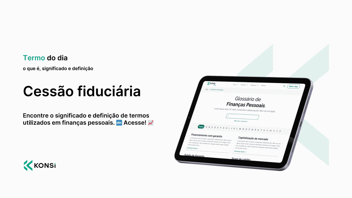 Cessão fiduciária